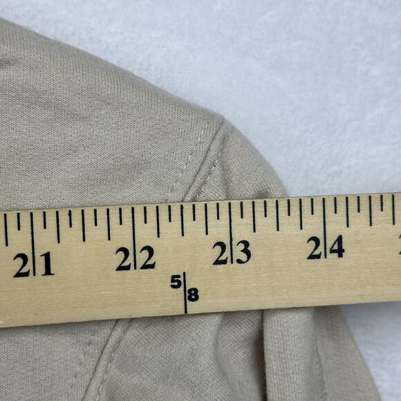 Barbie Sweater Women’s Small Tan Pullover Long Sleeve Sweatshirt - Picture 9 of 13